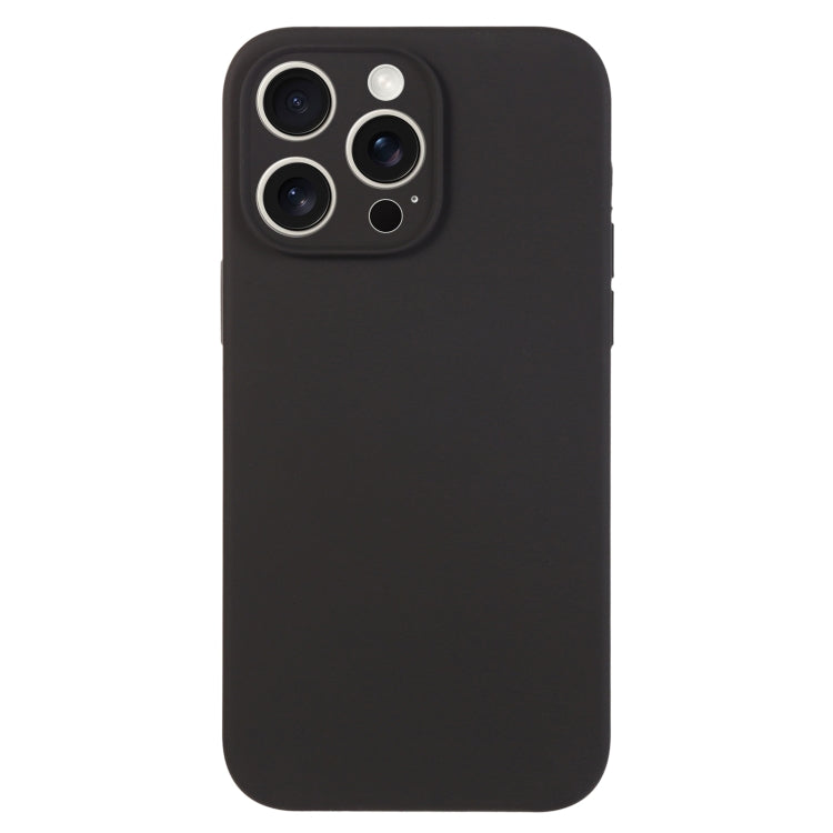 For iPhone 16 Pro Max Pure Color Liquid Silicone Fine Pore Phone Case
