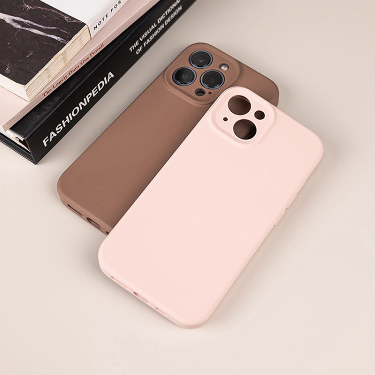 For iPhone 16 Pro Max Pure Color Liquid Silicone Fine Pore Phone Case