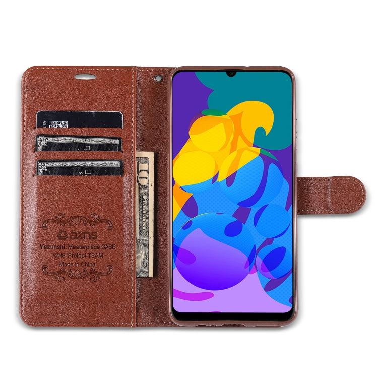 For Huawei P Smart 2020 AZNS Sheepskin Texture Horizontal Flip Leather Case with Holder & Card Slots & Wallet