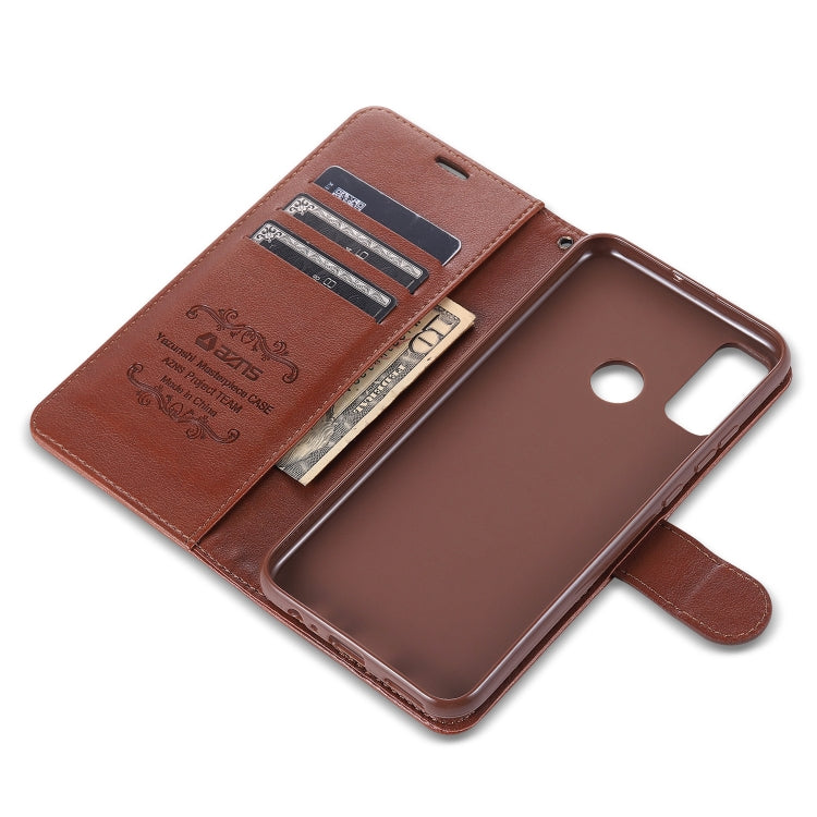 For Huawei P Smart 2020 AZNS Sheepskin Texture Horizontal Flip Leather Case with Holder & Card Slots & Wallet