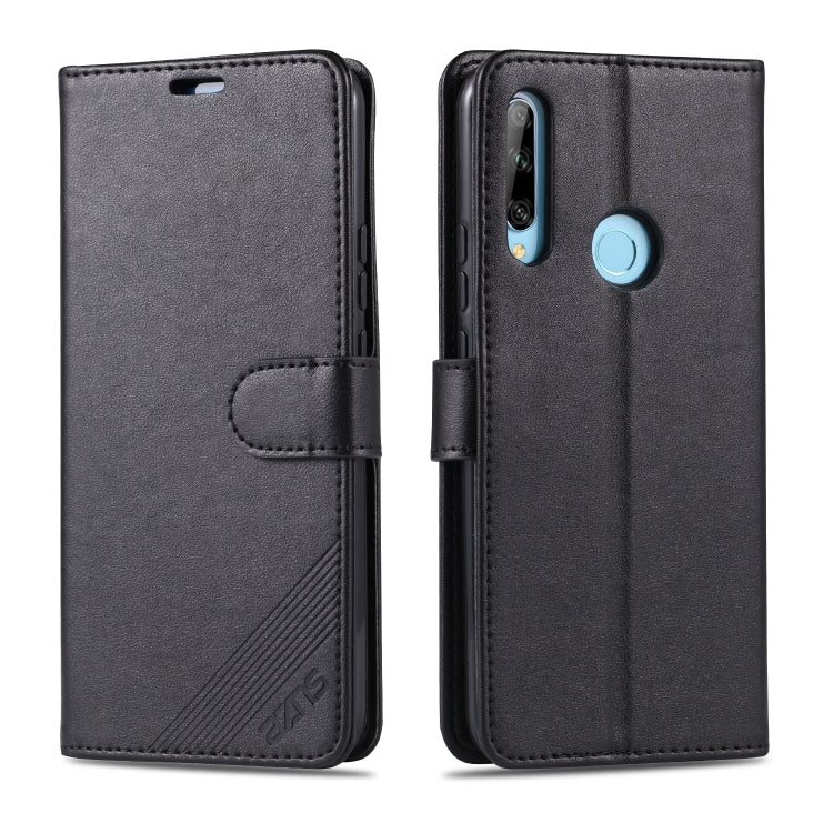 For Huawei Y6p AZNS Sheepskin Texture Horizontal Flip Leather Case with Holder & Card Slots & Wallet
