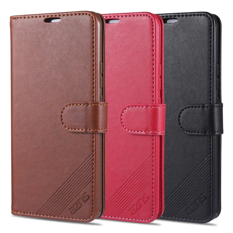 For Huawei Honor Play 4T Pro AZNS Sheepskin Texture Horizontal Flip Leather Case with Holder & Card Slots & Wallet