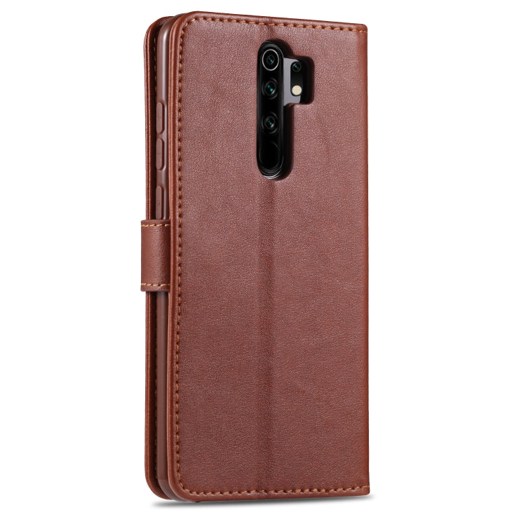 For Xiaomi Redmi 9 AZNS Sheepskin Texture Horizontal Flip Leather Case with Holder & Card Slots & Wallet