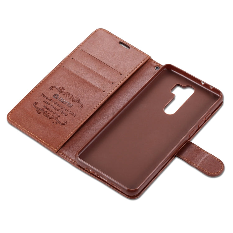 For Xiaomi Redmi 9 AZNS Sheepskin Texture Horizontal Flip Leather Case with Holder & Card Slots & Wallet