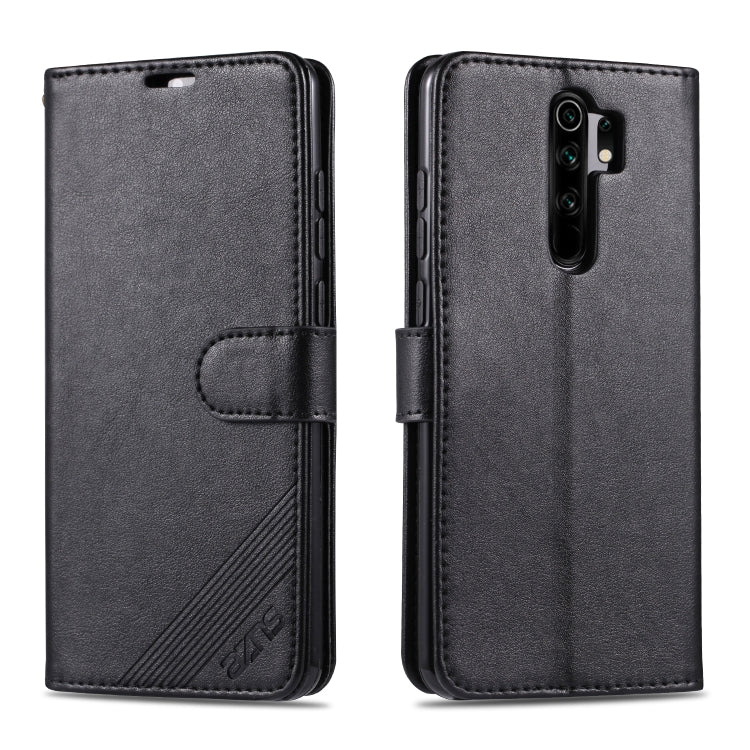 For Xiaomi Redmi 9 AZNS Sheepskin Texture Horizontal Flip Leather Case with Holder & Card Slots & Wallet