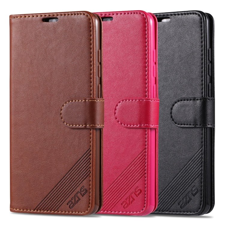 For Xiaomi Redmi 9 AZNS Sheepskin Texture Horizontal Flip Leather Case with Holder & Card Slots & Wallet