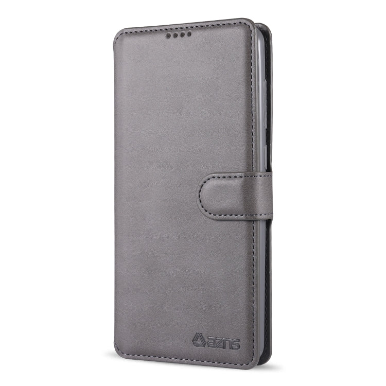 For Samsung Galaxy A21s AZNS Calf Texture Horizontal Flip Leather Case with Holder & Card Slots & Wallet & Photo Frame