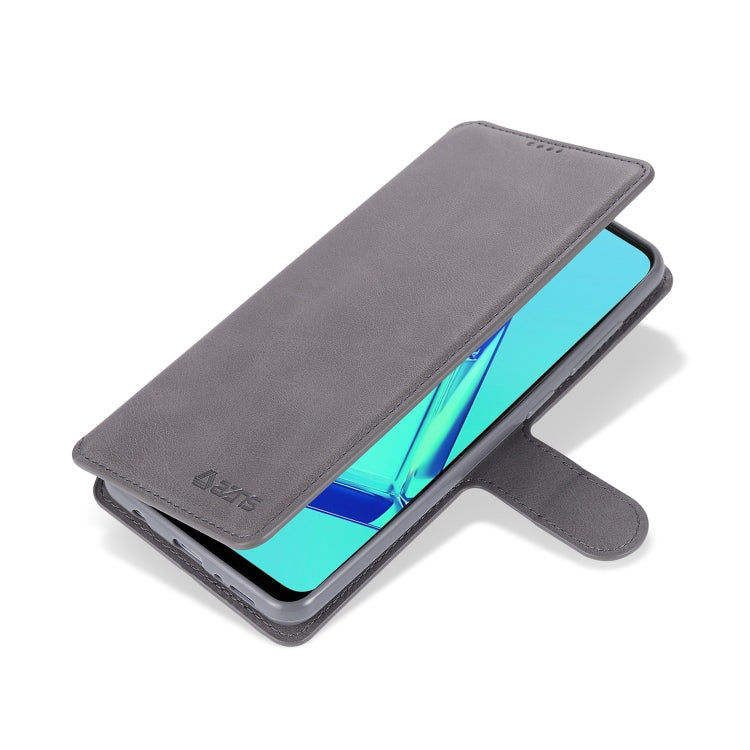 For Samsung Galaxy A21s AZNS Calf Texture Horizontal Flip Leather Case with Holder & Card Slots & Wallet & Photo Frame