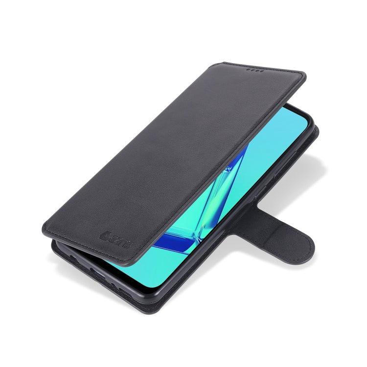 For Samsung Galaxy A21s AZNS Calf Texture Horizontal Flip Leather Case with Holder & Card Slots & Wallet & Photo Frame