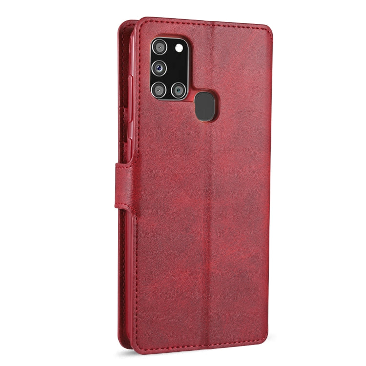 For Samsung Galaxy A21s AZNS Calf Texture Horizontal Flip Leather Case with Holder & Card Slots & Wallet & Photo Frame