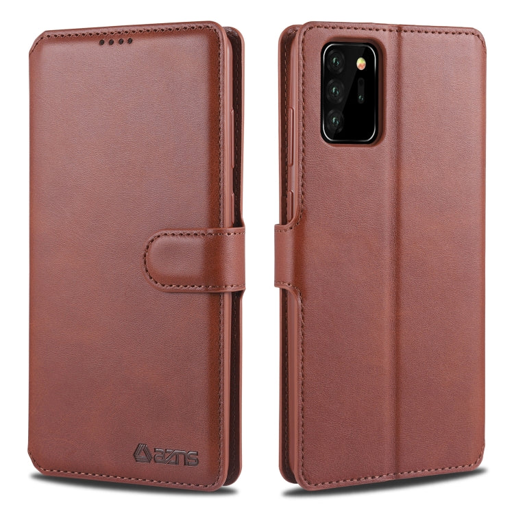 For Samsung Galaxy Note20 Ultra AZNS Calf Texture Horizontal Flip Leather Case with Holder & Card Slots & Wallet & Photo Frame