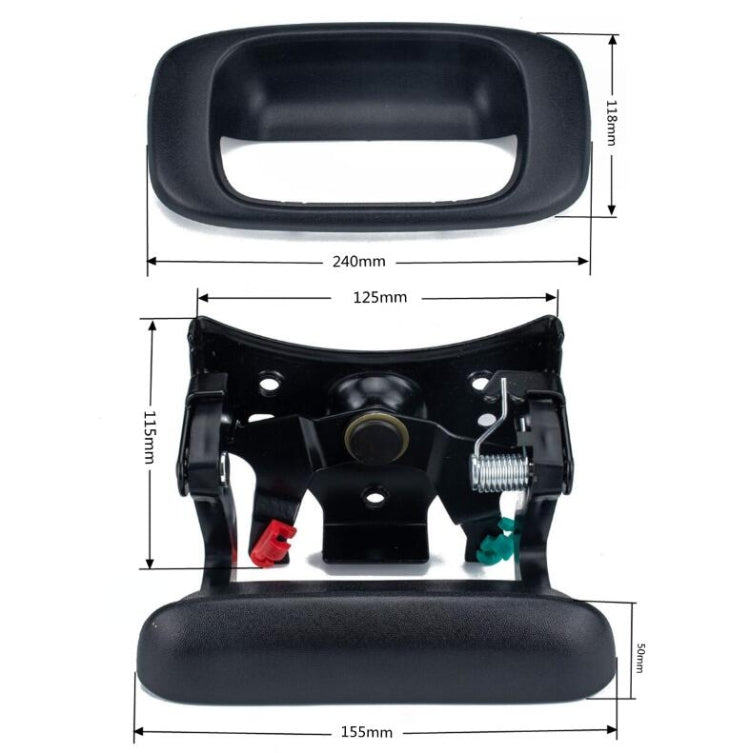 Car Tailgate Handle Set 15997911+15228541 for Chevrolet