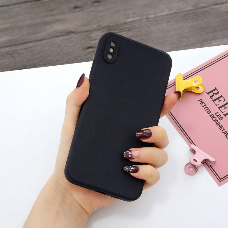 For iPhone X & XS Magic Cube Frosted Silicone Shockproof Full Coverage Protective Case