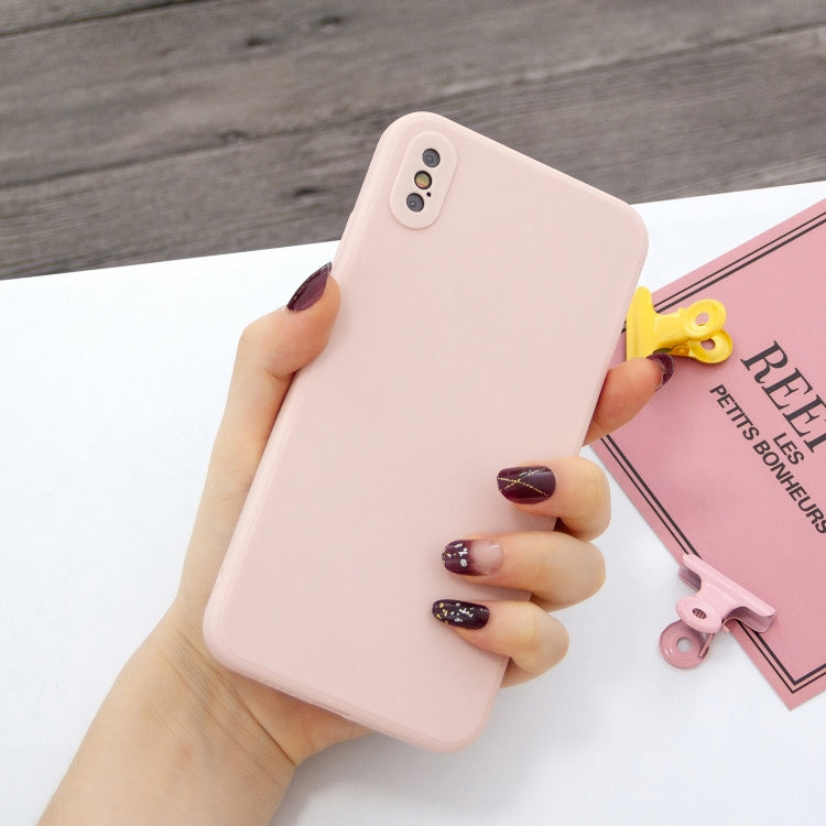 For iPhone X & XS Magic Cube Frosted Silicone Shockproof Full Coverage Protective Case