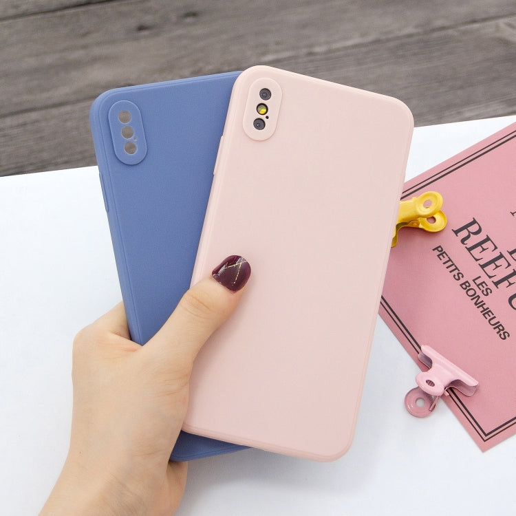 For iPhone X & XS Magic Cube Frosted Silicone Shockproof Full Coverage Protective Case