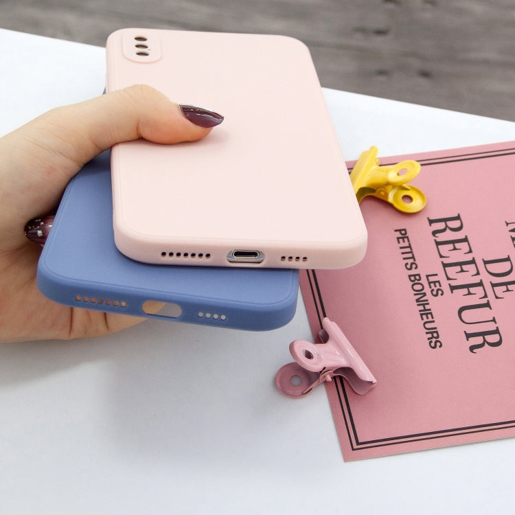 For iPhone X & XS Magic Cube Frosted Silicone Shockproof Full Coverage Protective Case
