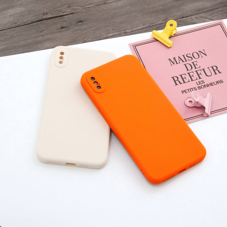 For iPhone X & XS Magic Cube Frosted Silicone Shockproof Full Coverage Protective Case