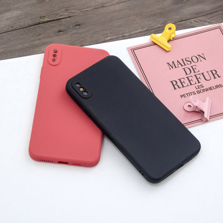 For iPhone XR Magic Cube Frosted Silicone Shockproof Full Coverage Protective Case