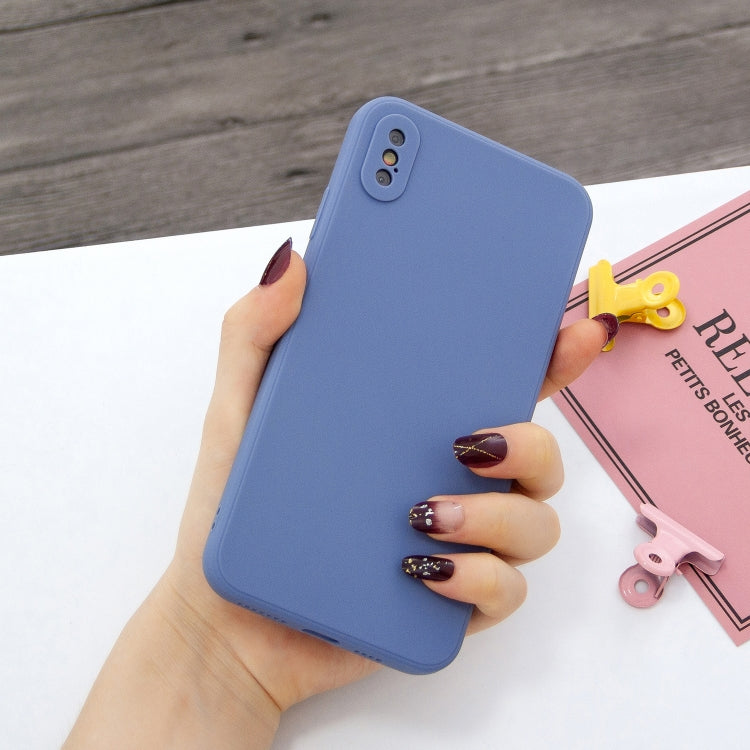 For iPhone XR Magic Cube Frosted Silicone Shockproof Full Coverage Protective Case