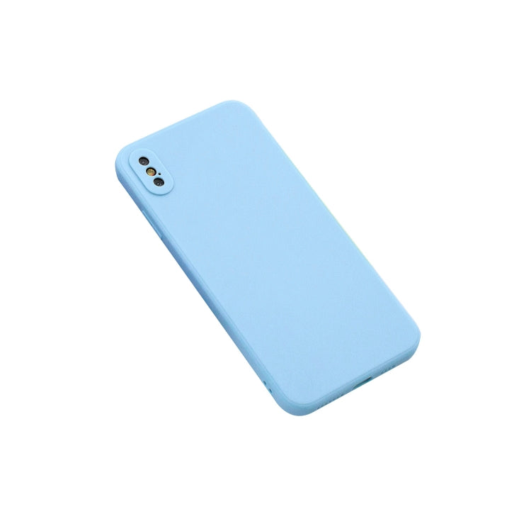 For iPhone XR Magic Cube Frosted Silicone Shockproof Full Coverage Protective Case