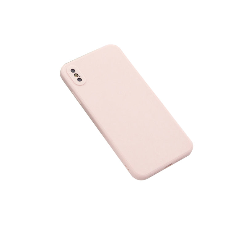 For iPhone XS Max Magic Cube Frosted Silicone Shockproof Full Coverage Protective Case