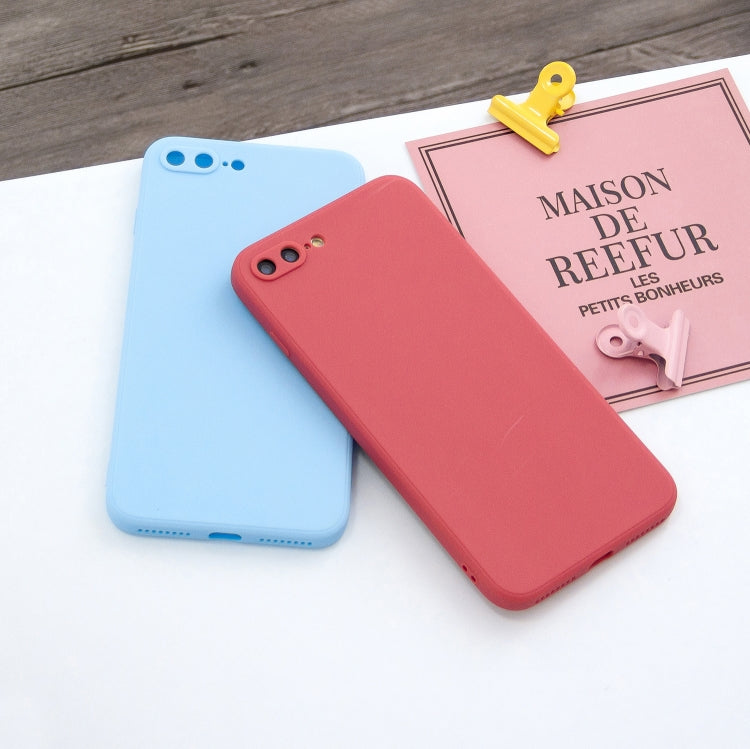 For iPhone 7 Plus & 8 Plus Magic Cube Frosted Silicone Shockproof Full Coverage Protective Case