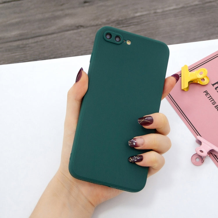For iPhone 7 Plus & 8 Plus Magic Cube Frosted Silicone Shockproof Full Coverage Protective Case