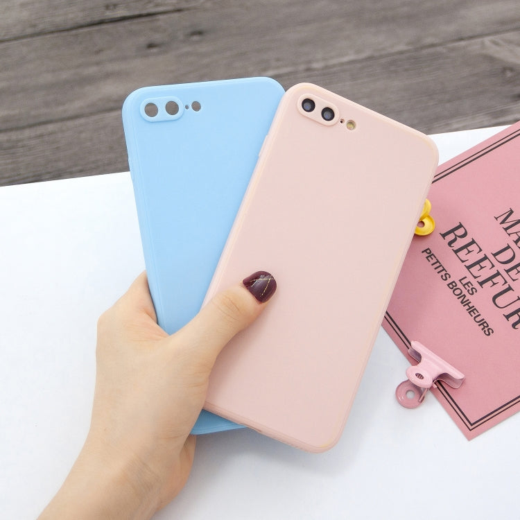 For iPhone 7 Plus & 8 Plus Magic Cube Frosted Silicone Shockproof Full Coverage Protective Case