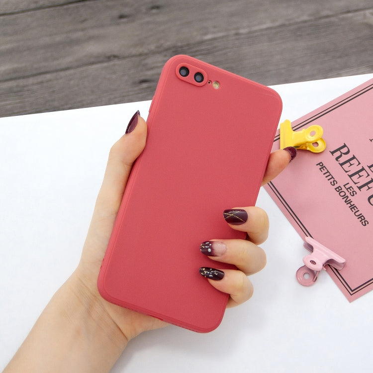 For iPhone 7 Plus & 8 Plus Magic Cube Frosted Silicone Shockproof Full Coverage Protective Case