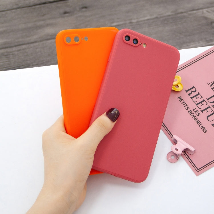 For iPhone 7 Plus & 8 Plus Magic Cube Frosted Silicone Shockproof Full Coverage Protective Case