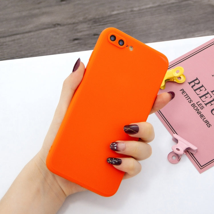 For iPhone 7 Plus & 8 Plus Magic Cube Frosted Silicone Shockproof Full Coverage Protective Case