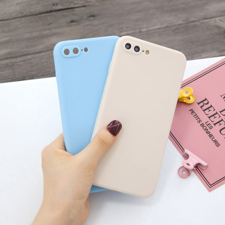 For iPhone 7 Plus & 8 Plus Magic Cube Frosted Silicone Shockproof Full Coverage Protective Case