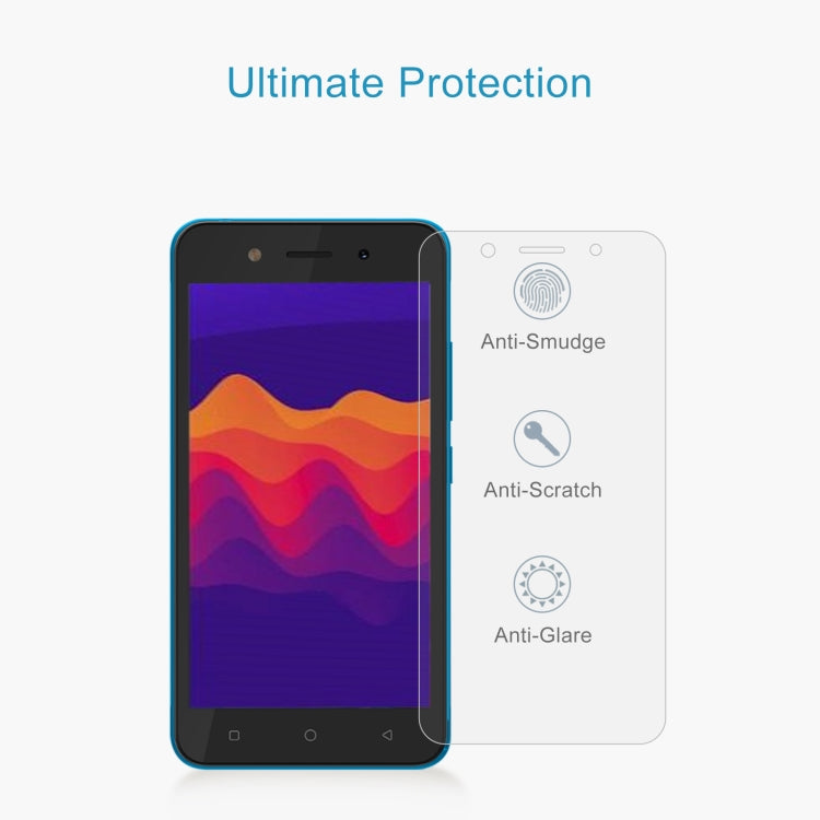 For itel A23 Pro 10pcs 0.26mm 9H 2.5D Tempered Glass Film