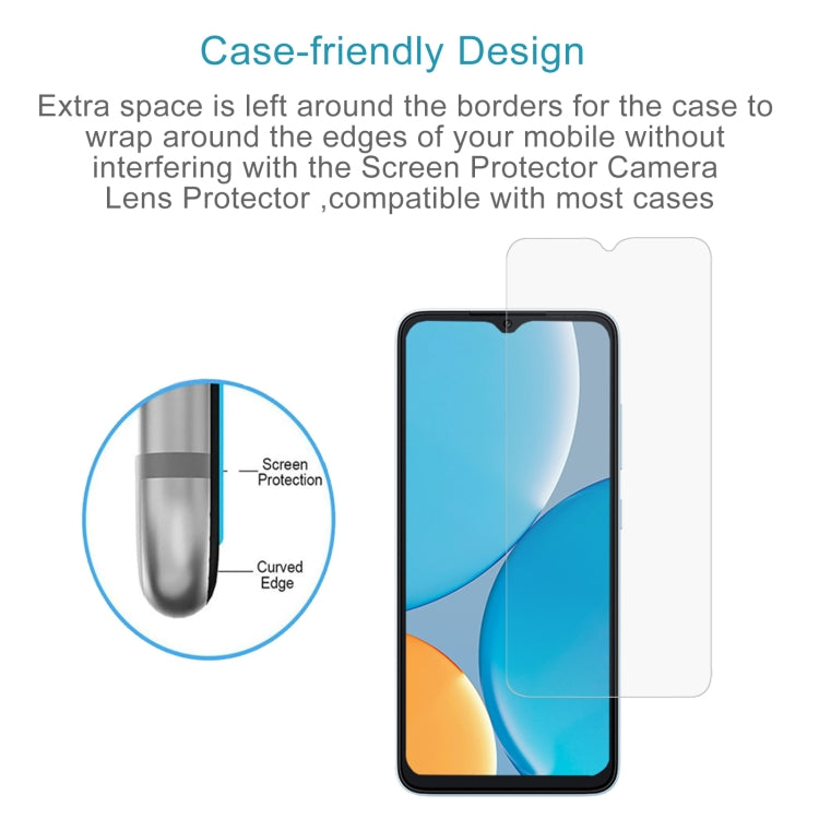 For itel A50C 10pcs 0.26mm 9H 2.5D Tempered Glass Film