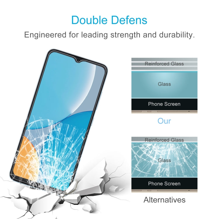 For itel A50C 10pcs 0.26mm 9H 2.5D Tempered Glass Film
