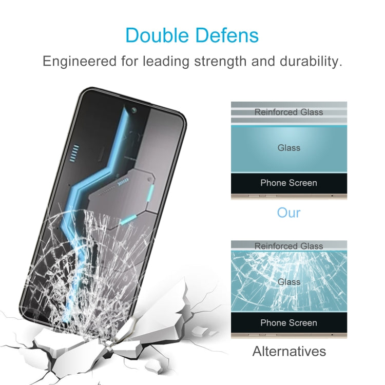 For itel P65 10pcs 0.26mm 9H 2.5D Tempered Glass Film