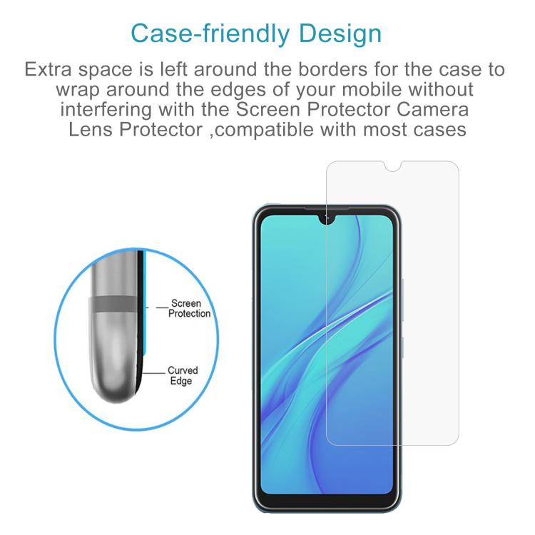 For itel A49 Play 10pcs 0.26mm 9H 2.5D Tempered Glass Film