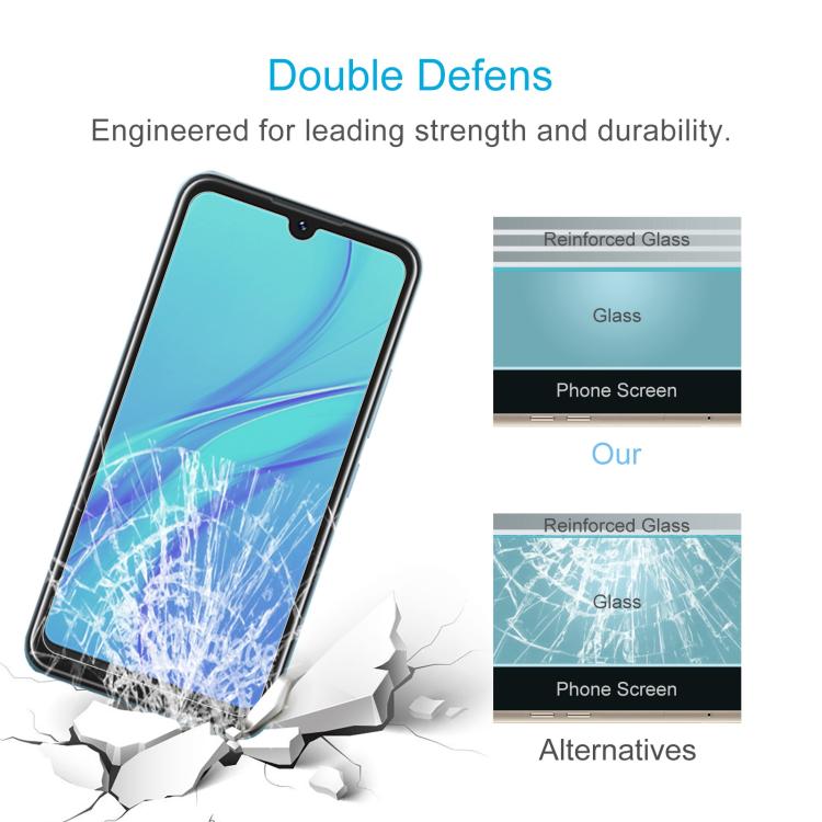 For itel A49 Play 10pcs 0.26mm 9H 2.5D Tempered Glass Film