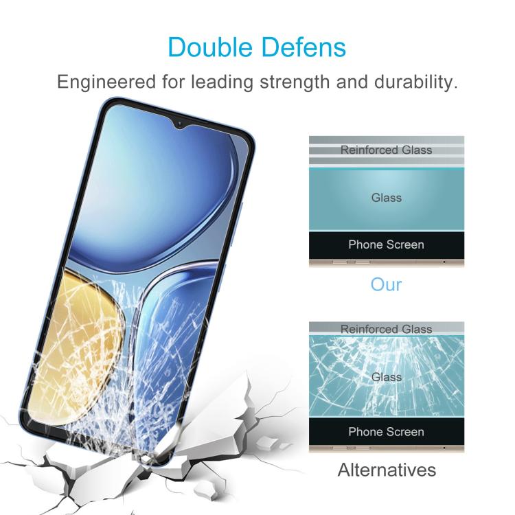 For itel A90 10pcs 0.26mm 9H 2.5D Tempered Glass Film