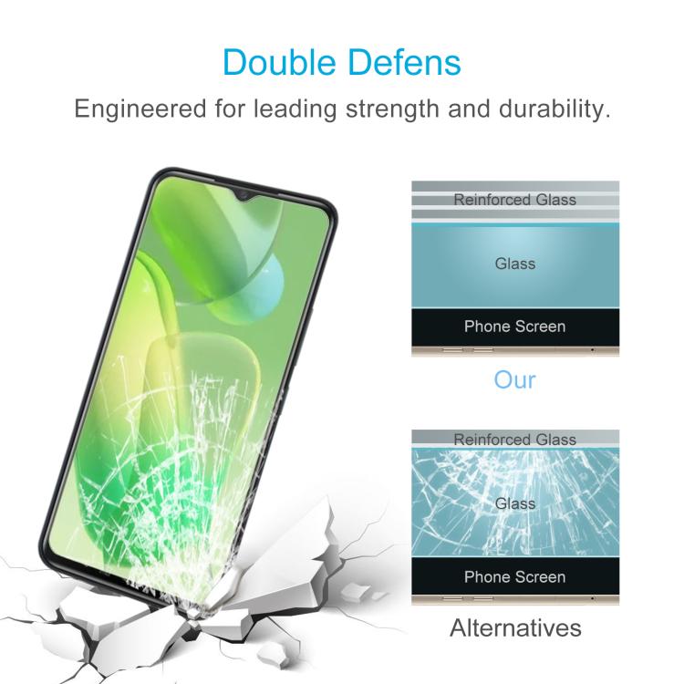 For itel Vision 5 10pcs 0.26mm 9H 2.5D Tempered Glass Film