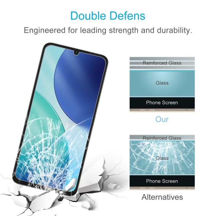 For itel A100 4G 10pcs 0.26mm 9H 2.5D Tempered Glass Film