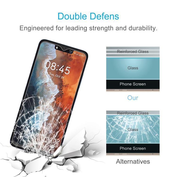 For itel Zeno 20 Max 4G 10pcs 0.26mm 9H 2.5D Tempered Glass Film
