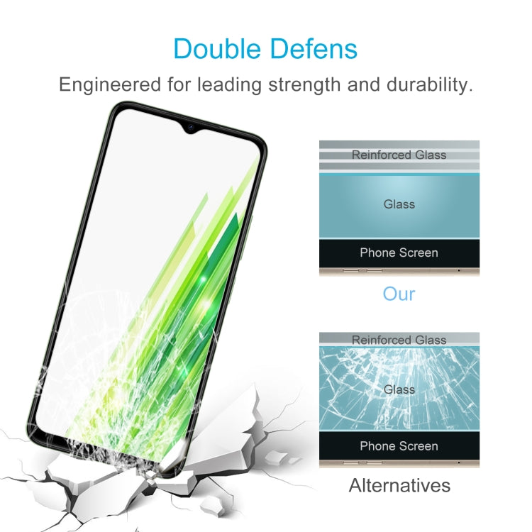 For itel P55 5G 50pcs 0.26mm 9H 2.5D Tempered Glass Film