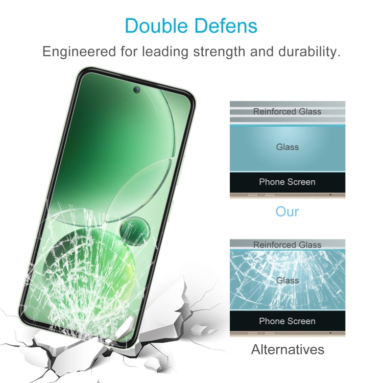 For itel S25 50pcs 0.26mm 9H 2.5D Tempered Glass Film