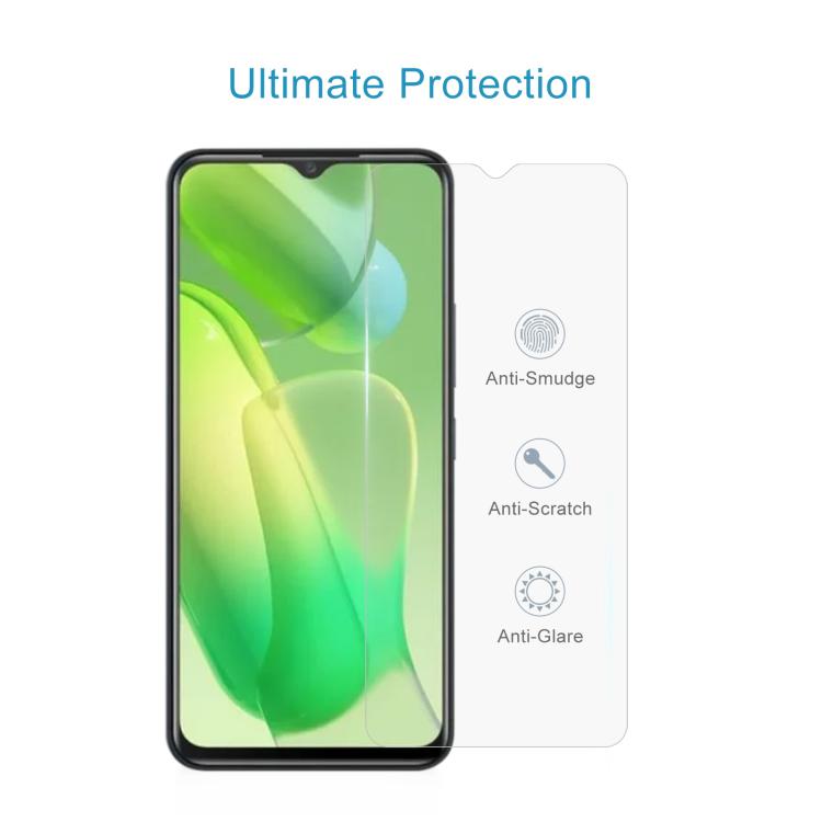 For itel Vision 5 50pcs 0.26mm 9H 2.5D Tempered Glass Film