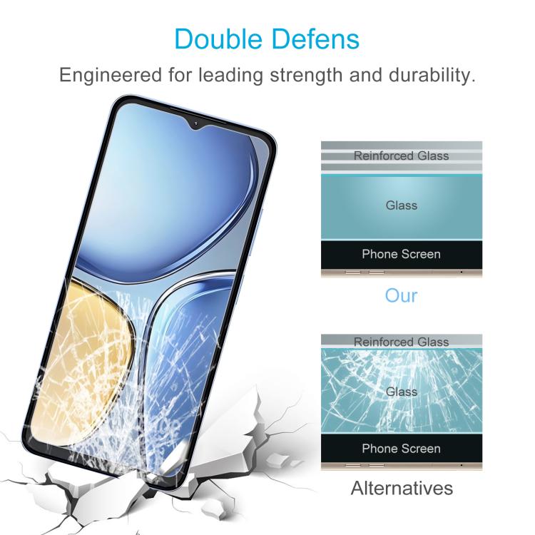 For itel Zeno 20 50pcs 0.26mm 9H 2.5D Tempered Glass Film