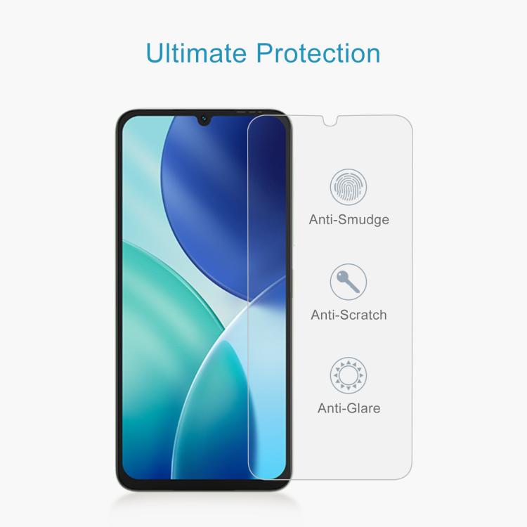For itel A100 4G 50pcs 0.26mm 9H 2.5D Tempered Glass Film