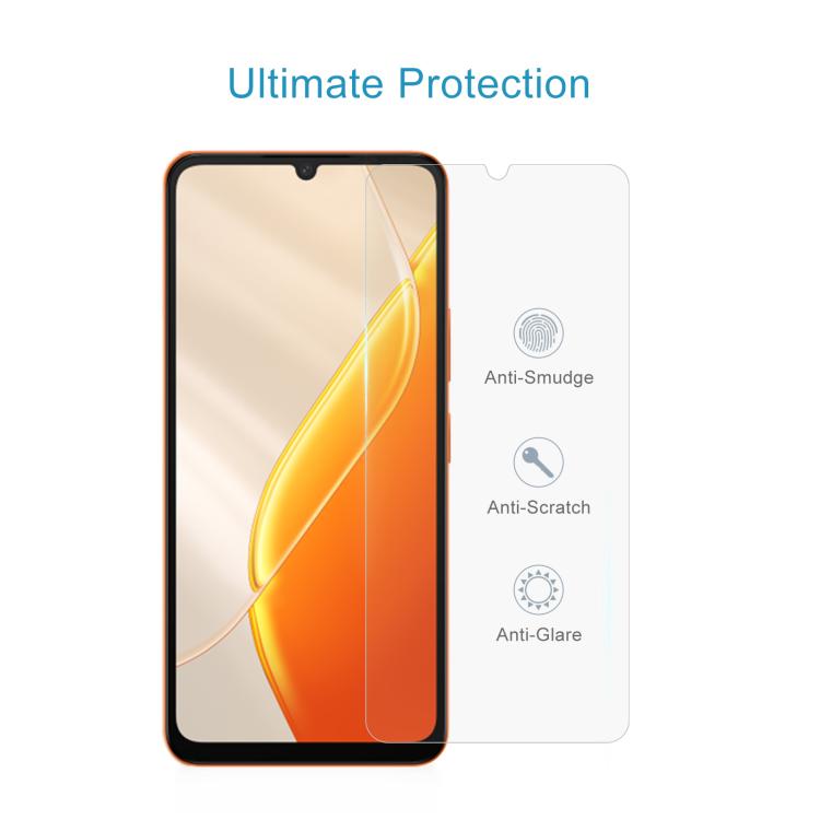 For itel A200+ 4G 50pcs 0.26mm 9H 2.5D Tempered Glass Film