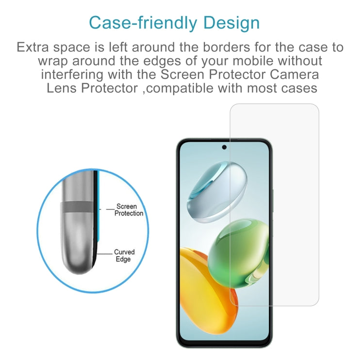 For Honor Play 60 Plus / 200 Smart 10pcs 0.26mm 9H 2.5D Tempered Glass Film