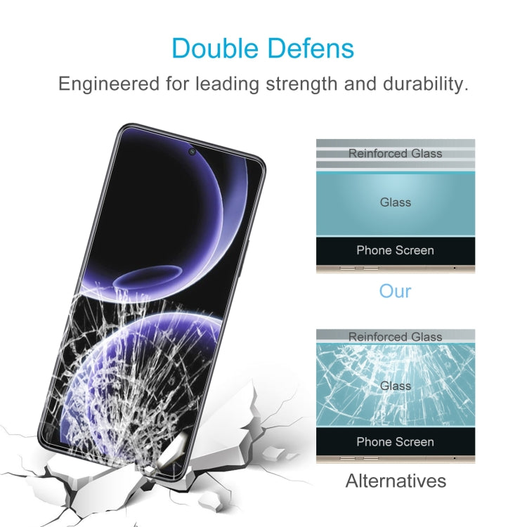 For Honor X40 GT Racing 50pcs 0.26mm 9H 2.5D Tempered Glass Film